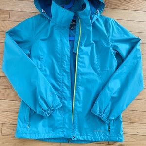 Blue Eddie Bauer Rain Jacket